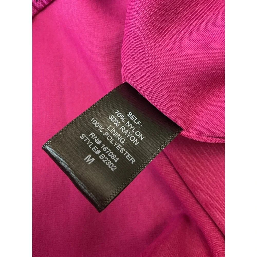 NWOT Tuckernuck Pomander Place Red Pink Jacquard Lyla Blouse Med Classy Elegant